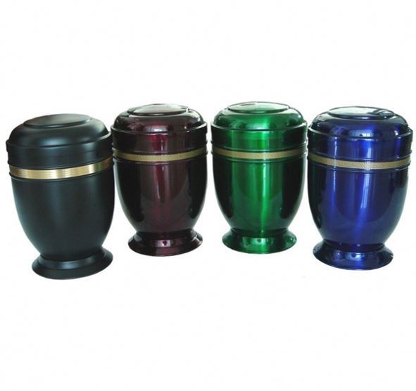Diameter 18cm Personalized Pet Urn Size 18 X 24cm Black Color Thickness 0.6mm
