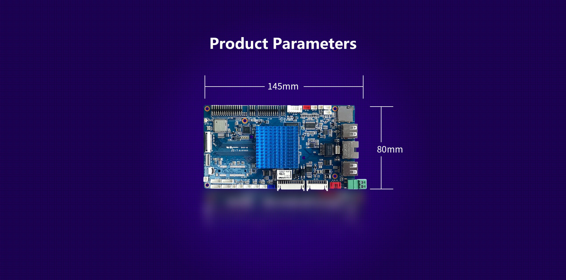 Multiple I/O and expansion Face Recognition Access Control Board for 1080p FHD decoding support