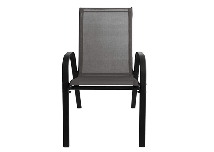 Portable Textilene Stacking Garden Chairs For Outdoor And Indoor