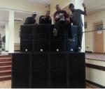 Party Disco Passive Speaker Box Pro Entertainment System Black Paint