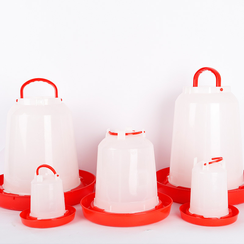 Plastic Portable Farming Poultry Feeder Drinker 1kg