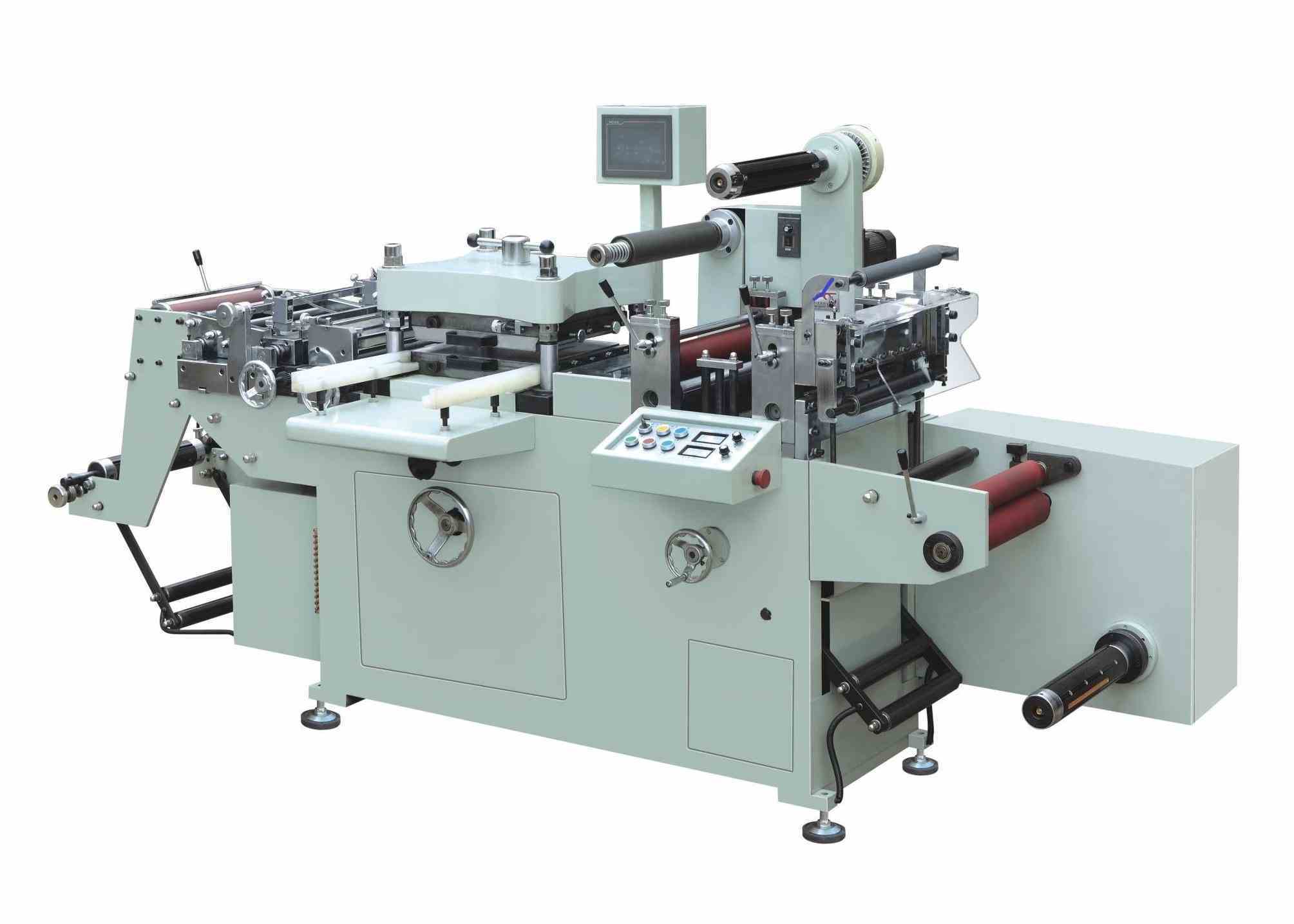 PLC Automatic Label Die Cutting Machine 2.2kw Die Cut Printing Machine