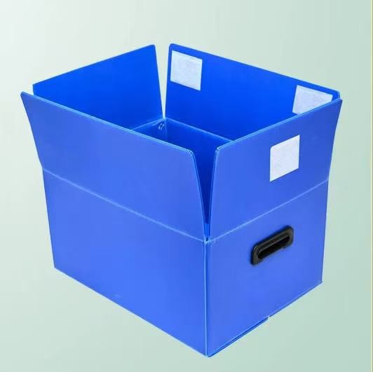 Plastic Corrugated Box Recyclable And Reusable PP Hollow Sheet Container