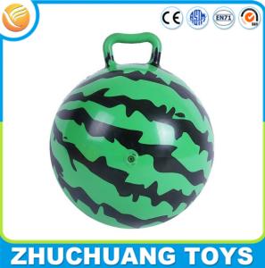 China wholesale full print kids toys space hopper watermelon ball wholesale