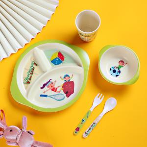 China Non Toxic Durable 100% Melamine or Bamboo Fibre Tableware Sets Dishwasher Safe wholesale