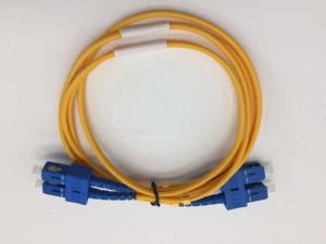 China Duplex Fiber Optic Patch Cable 3.0-1M SC SC Type Excellent Repeatability wholesale
