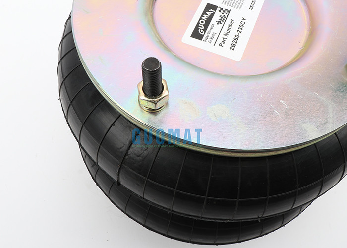 FD 210-22 DS Double Convoluted Air Spring With Dismountable Plates G1/2 Air Inlet