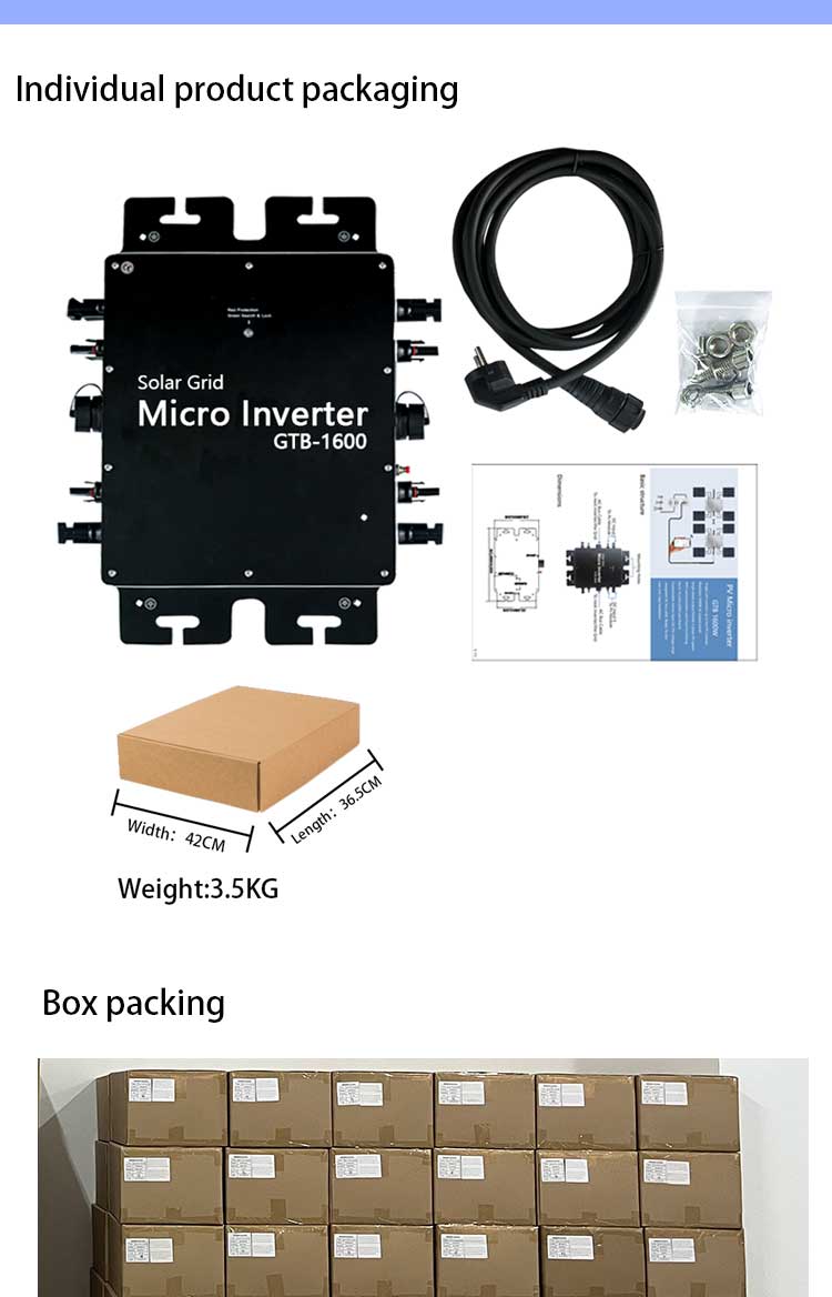 Wholesale Of New Features 2000W Solar Micro Inverter 800W Micro-Inverters Solar Cable Micro Inverter