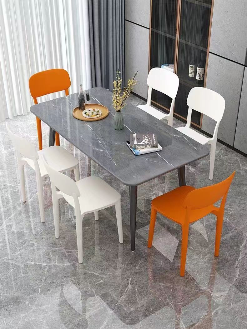 Hotel Dining Furniture Stackable Chairs Custom Colors Nordic Design for Modern Dining Room