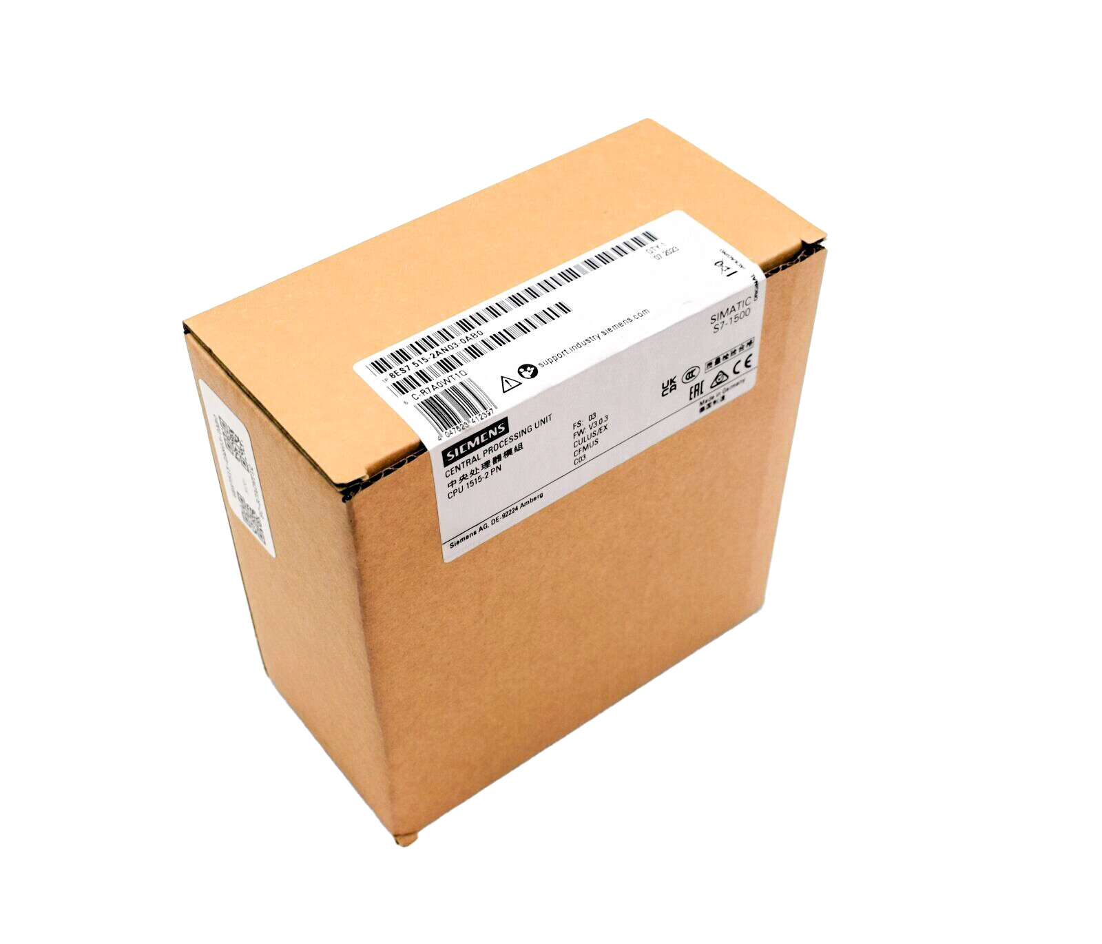 SIEMENS PLC SIMATIC S7-1500CPU 1515T-2 PN 6ES7515-2TN03-0AB0 NTRAL PROCESSING UNIT WITH