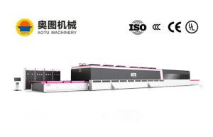 China Radiation Flat Glass Tempering Furnace , Tempered Glass Oven ISO Certification wholesale