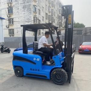 China Cheap Electric Forklift Truck 1.5t 2t 3ton Small Lithium Battery New Full Electric Forklift Hotels, Garment Shops wholesale