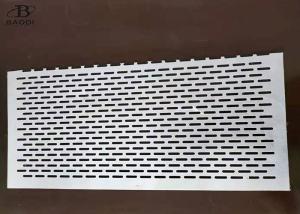 China Galvanized Steel Slotted Hole Perforated Metal Mesh Long Life wholesale