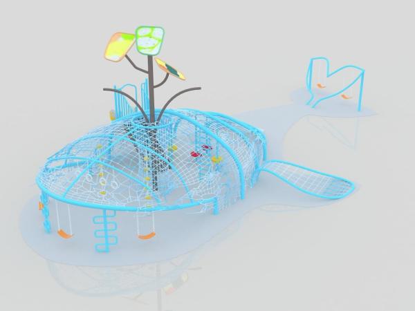 Special Shape Climbing Frames Non Powered Outdoor Climbing Amusement Equipment