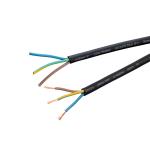 Insulated VDE Standard H05 Rr Cable Rubber 2x0.75 Copper Cable for Household