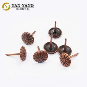 China Upholstery Sofa Nail Thumb Tack Nailhead Decorative Nickel Botton For Sofa wholesale