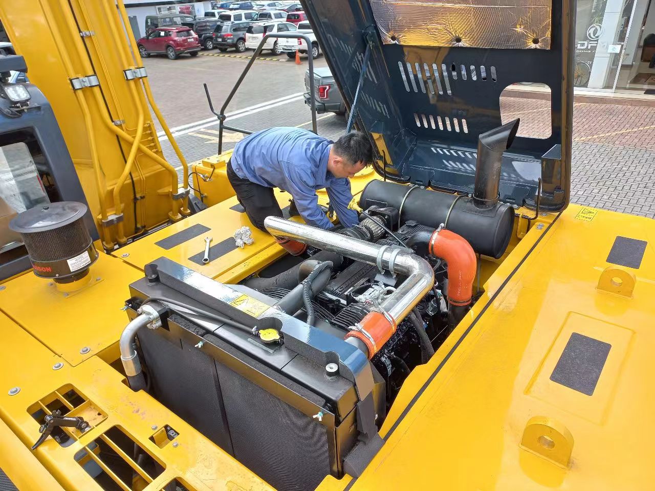 Cummins Engine Hydraulic Crawler Excavator Digger Construction Equipment 10 20 30 40 Ton 7