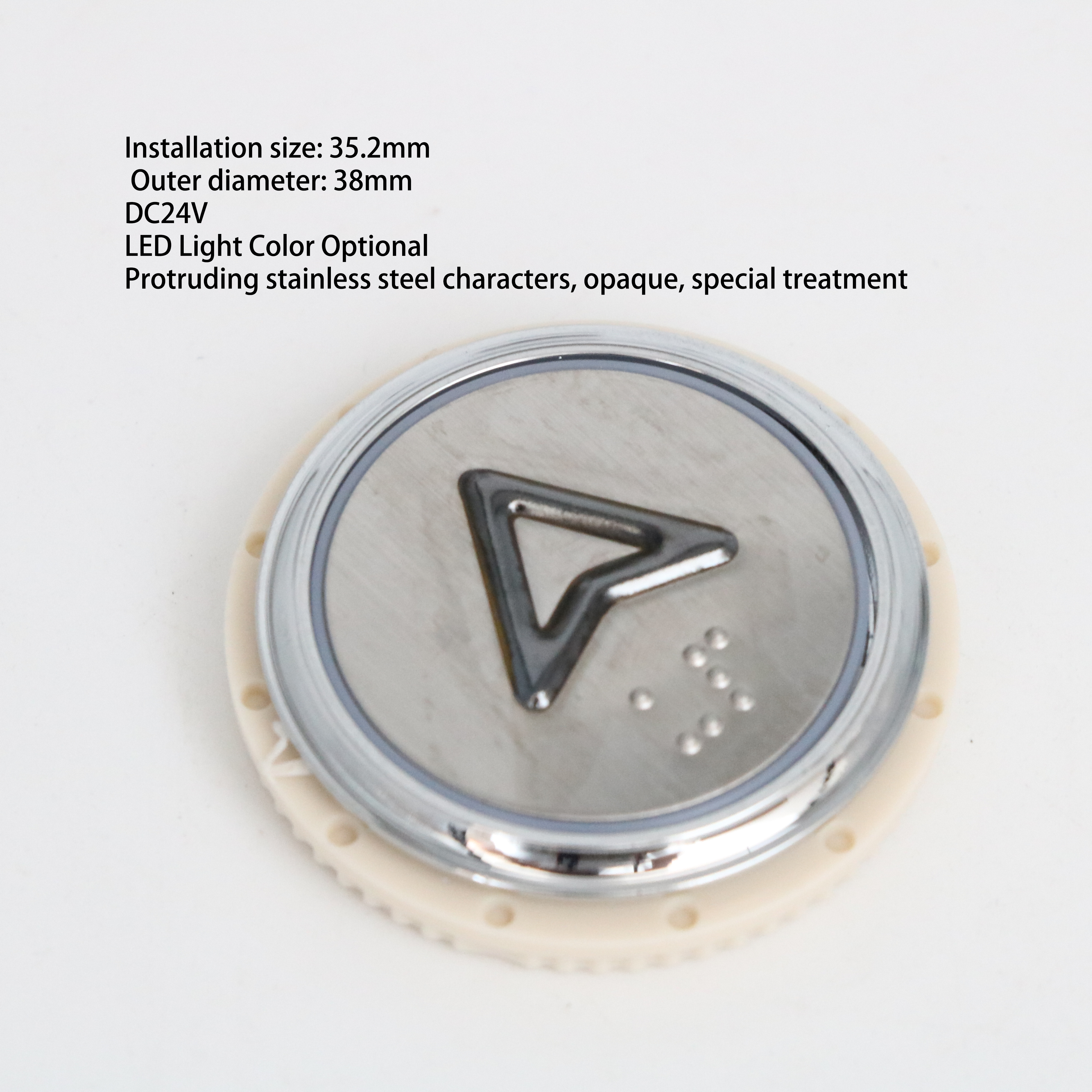Elevator Parts Lift Suppliers OEM/ODM Push Button COP LOP Call Button Braille Press Button