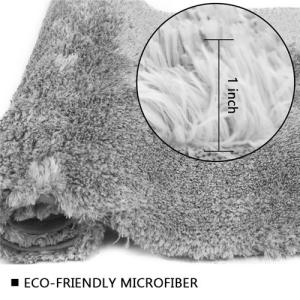China Washable 32&quot; X 47&quot; Super Soft Bath Mat Shaggy Bathroom Rug Sets wholesale