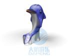 Playground Aqua Water Toys Fiberglass Dolphin Sprinkler For Splash Pad