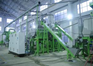 China Rubber Tire Grinding Waste Tyre Recycling Equipment With D2 Tire Shredder Blades wholesale