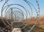 Iron Galvanized Razor Barbed Wire 10M For Warehouses