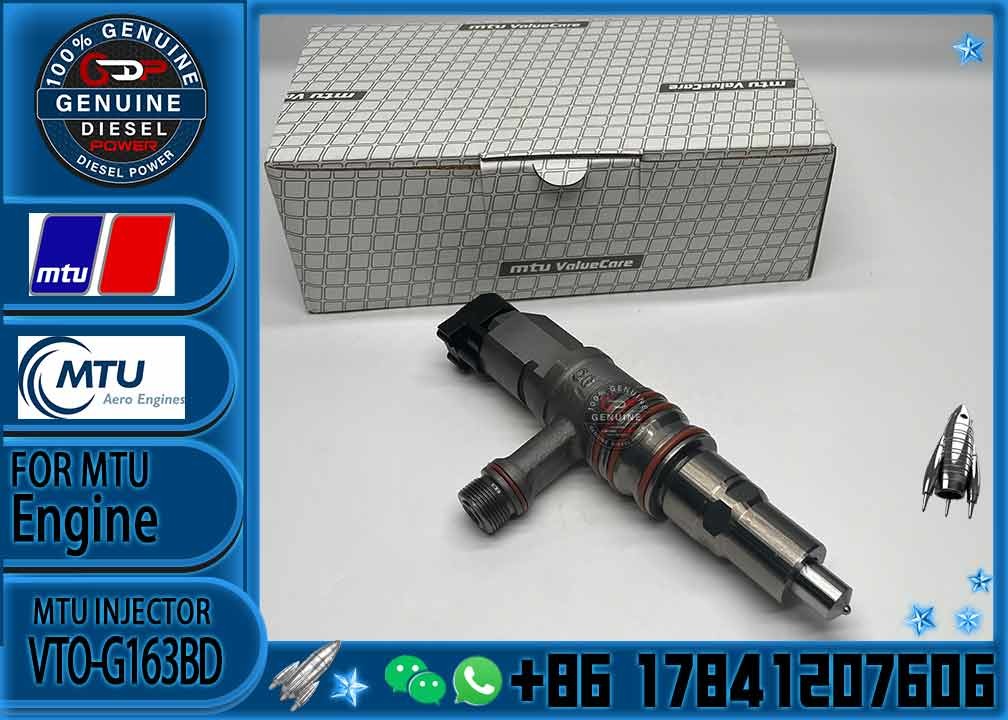 Diesel Fuel Injector VTO-G163BD 23526589 16V4000C11 EX52407500053 For MTU 4000 ENGINE
