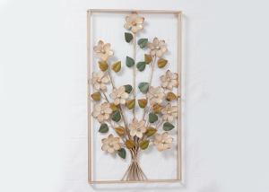 China Steel Rectangle Metal Wall Art Decor wholesale