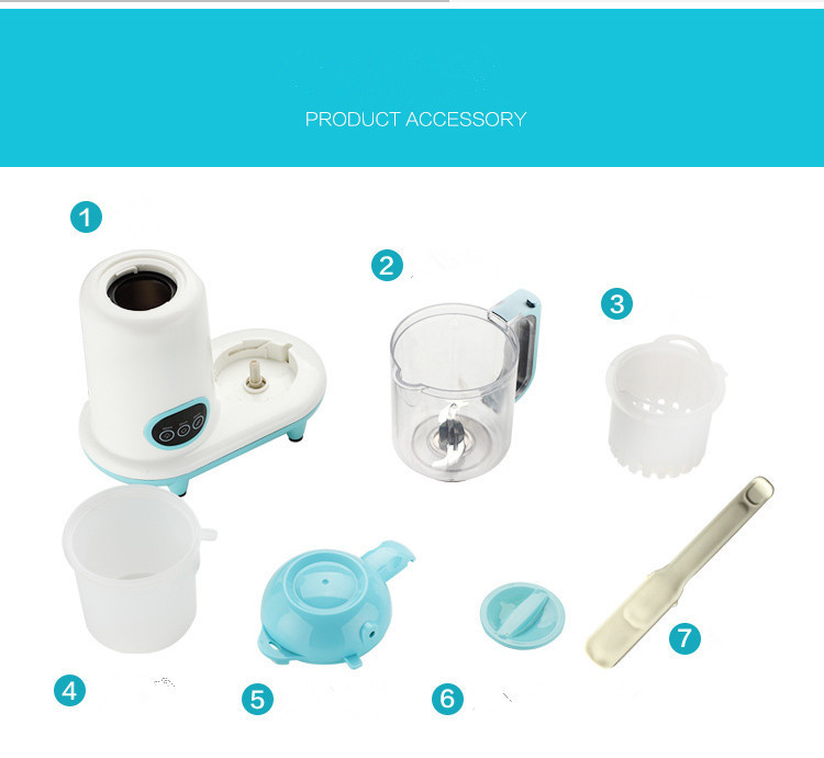 House Hold Baby Food Maker And Steamer , High Speed Baby Blenders Food Processors