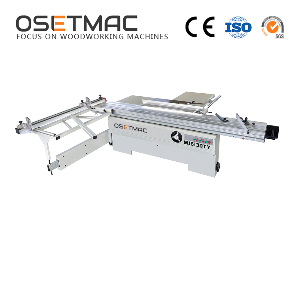 accuracy OSETMAC MJ6130TY Manual Lifting Sliding Table Panel Saw for Wood Cutting