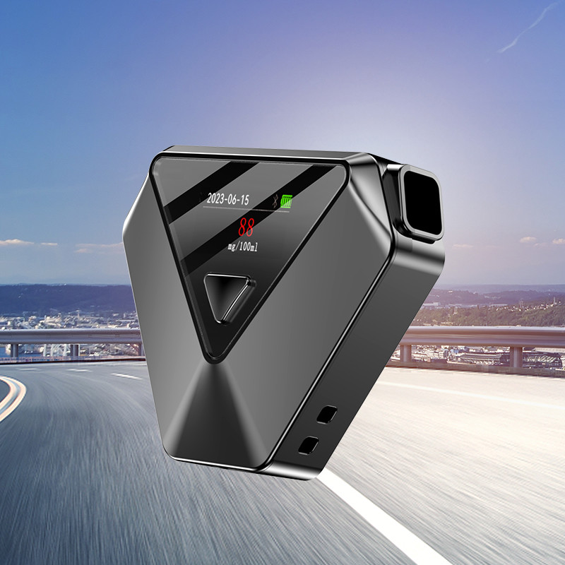 Accurate Electrochemical Fuel Cell Breathalyzer Portable With One Key