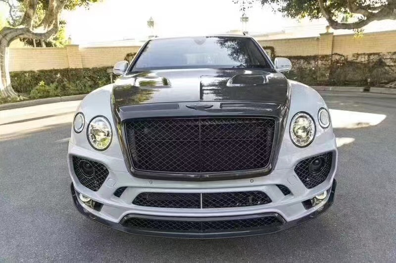 For Bentley Bentayga Carbon Fiber Body Kit Bentayga Upgraded MSY Style Front and Rear Bumper Spoiler Wide-body Kit