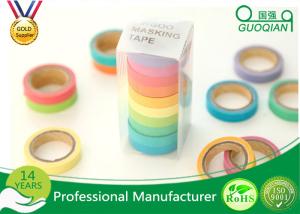 China Arts / Gift Crafts Wrapping Japanese Washi Paper Tape Girls Favorite Color wholesale