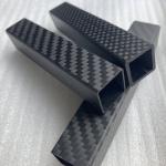 Heat Resistance 100% 3K Carbon Square Tubes Directly From Manufacturer