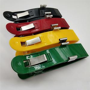 China Double Ear Electrode Snap Connector , Black / Red / Yellow EKG Machine Cable wholesale