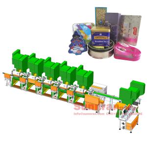 China Tea Can Cover Making Cookie Tin Box Making Machine wholesale