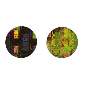 China Custom Hot Stamping Label Sticker Foil PVC Hologram Security wholesale
