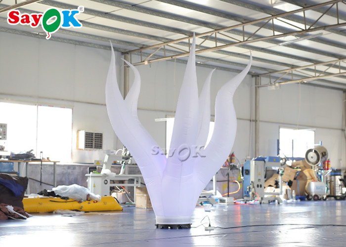 3m Inflatable Seaweed With 16 Color Changing Lights For Party Event Club Decoration