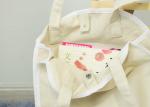Round Corner Hemming Lightweight Canvas Cotton Tote Bag