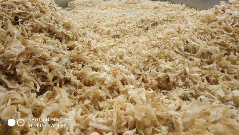 Fresh 30*50mm Sauces Ingredients Fried Onion Flakes