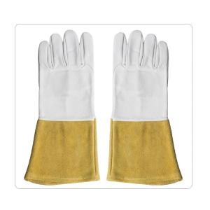 China Iron Steel Heat Resistant Cow Split Welding Work Gloves wholesale