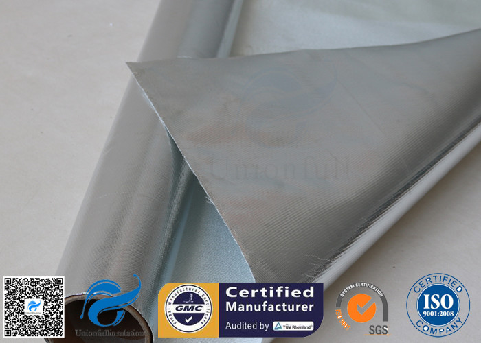 Silver Aluminium Foil Laminated Fiberglass Fabric Pipe Insulation 0.9mm