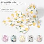 Wholesale Soft Organic Cotton Baby Pajamas Blanket Rib Hat Pants Set Baby Gift