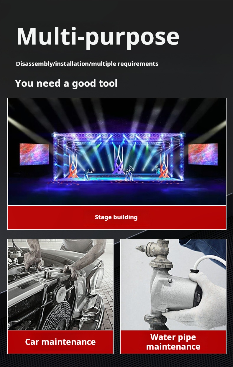 Ratchet Mechanism Cordless Electric Wrench Tool For Smooth And Easy Operation