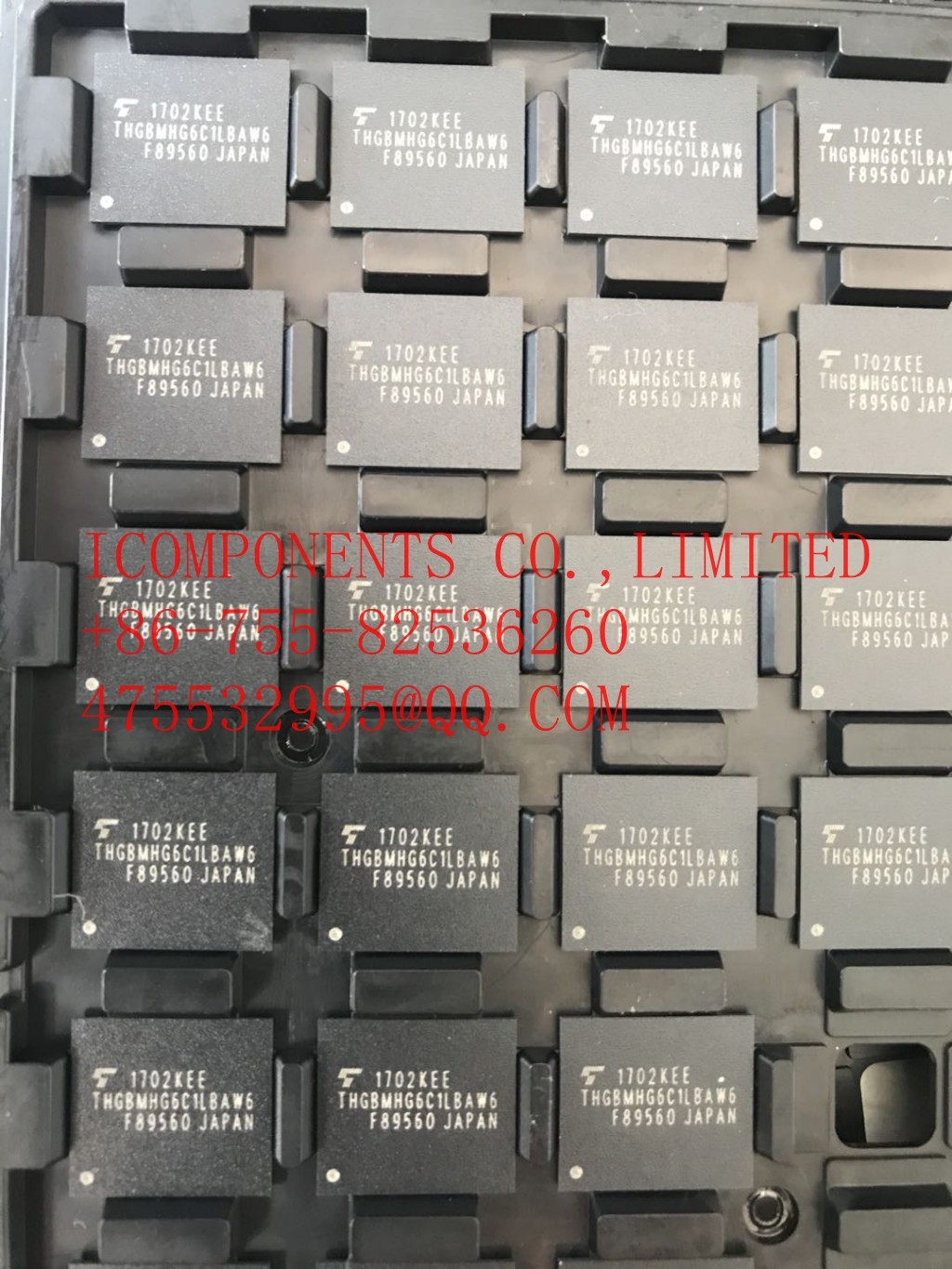 THGBMJG6C1LBAU7 TOSHIBA NAND Flash Serial e-MMC 3V/3.3V 64G-bit 64G/16G/8G x 1/2-bit/4-bit Automotive 153-Pin FBGA Tray