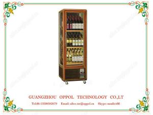 China OP-409 Logo Printed Accepted Freezer Wine Cooler Single Temperature Freezer wholesale