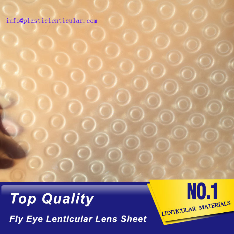 PLASTIC LENTICULAR 3d 360 degrees fly eye film plastic lenticular fly eye lens sheet material with image