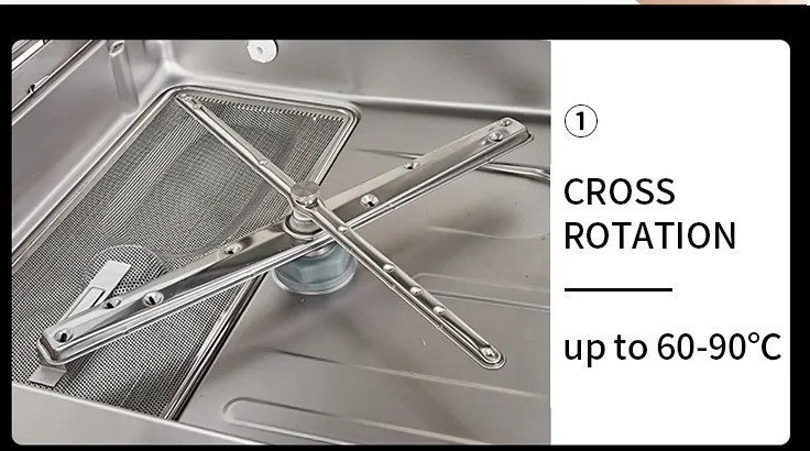 Restaurant Commercial Rack Conveyor Dishwasher Automatic Stainless Steel