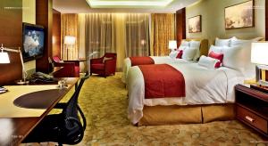 China hotel furniture, bedroom, wooden bed, bed head, bed stool, bedding, mattress wholesale