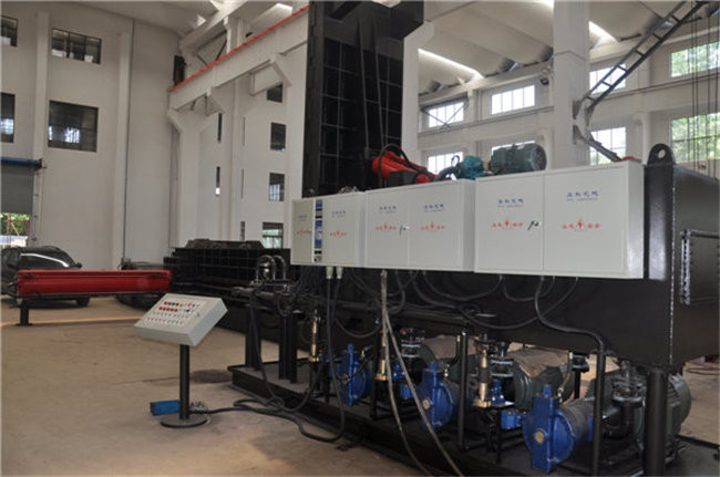 CE SGS Scrap Car Baler Machine , Scrap Metal Baler Machine